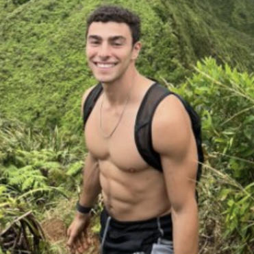 Shirtless Luigi Mangione